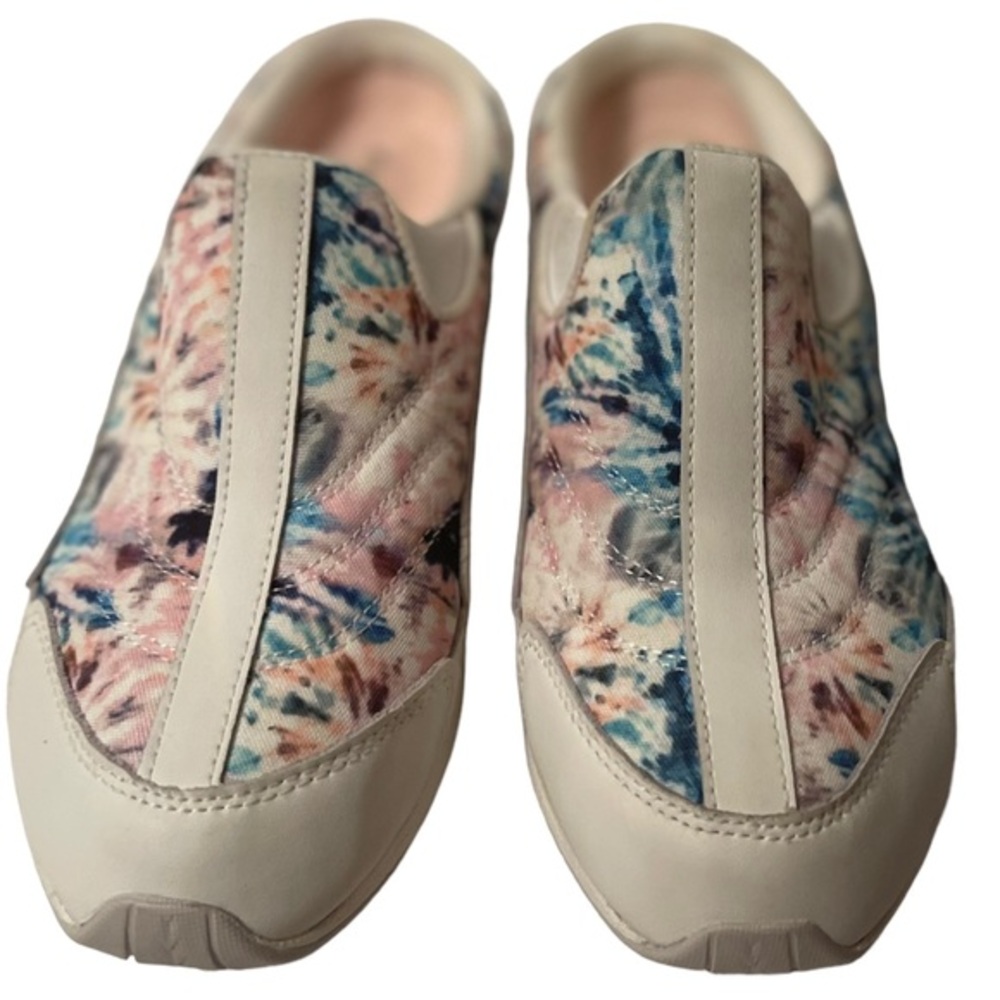 Easy Spirit Womens Tie Dye Pastel Traveltime Athletic Mules Size 9W